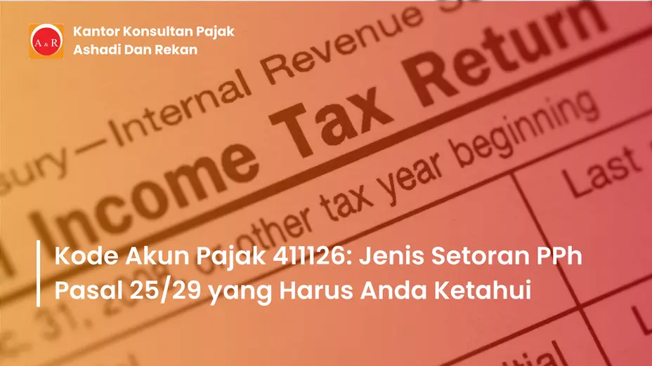 Kode Akun Pajak 411126