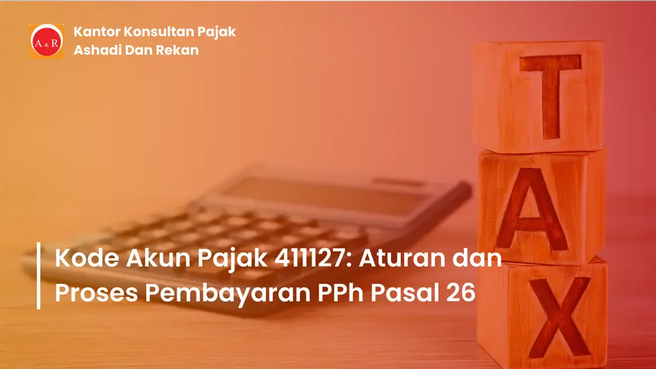 Kode Akun Pajak 411127