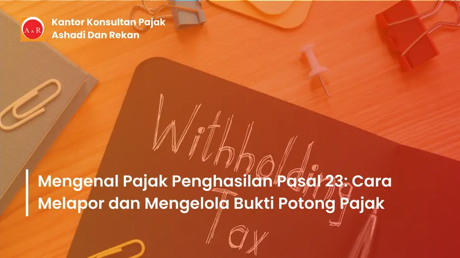 pajak penghasilan pasal 23