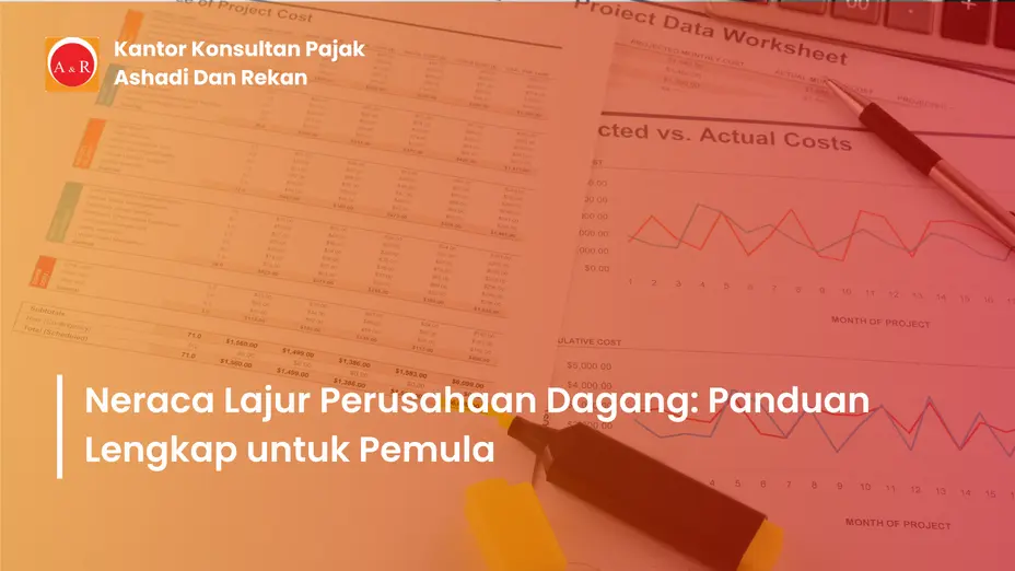 neraca lajur perusahaan dagang