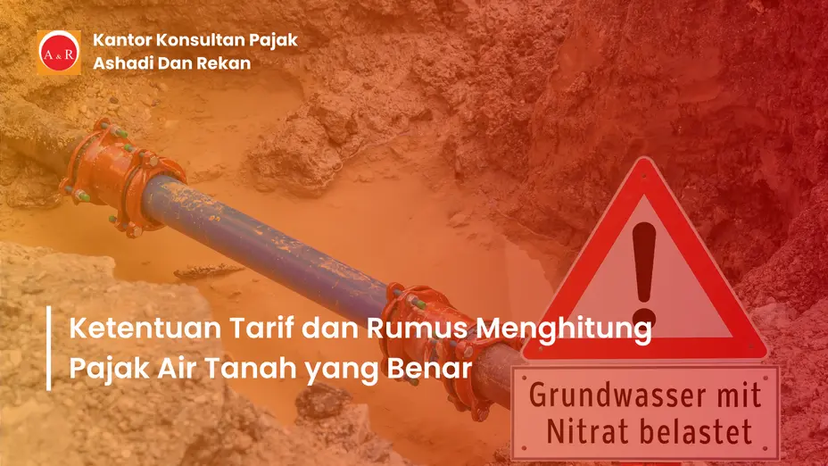Tarif pajak air tanah