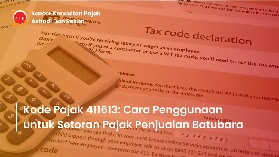 Kode Akun Pajak 411613
