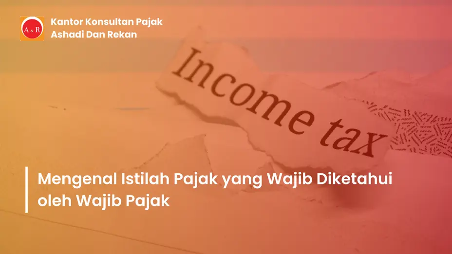 Istilah pajak