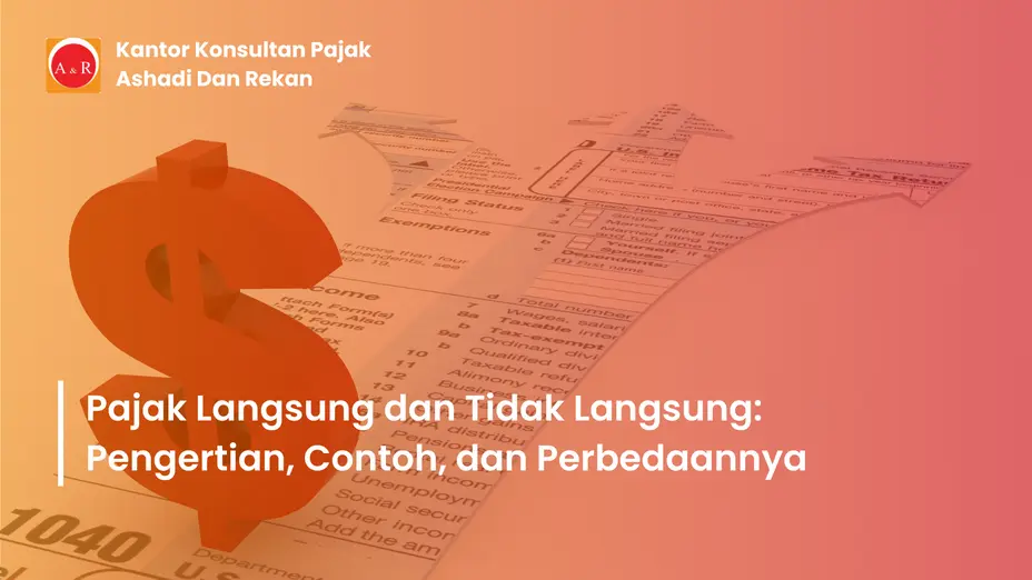 Perbedaan pajak langsung dan tidak langsung