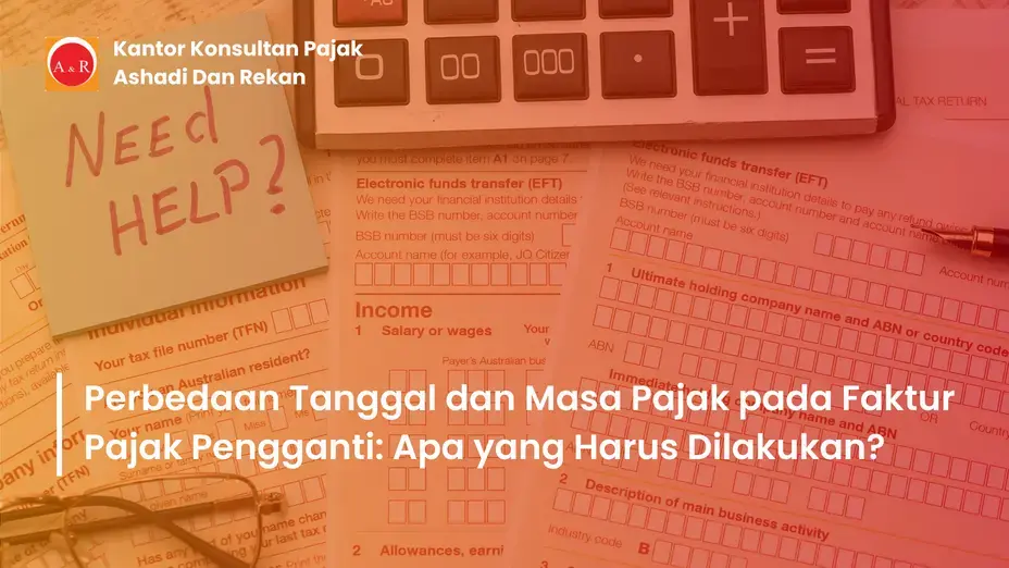 Perbedaan tanggal faktur pajak
