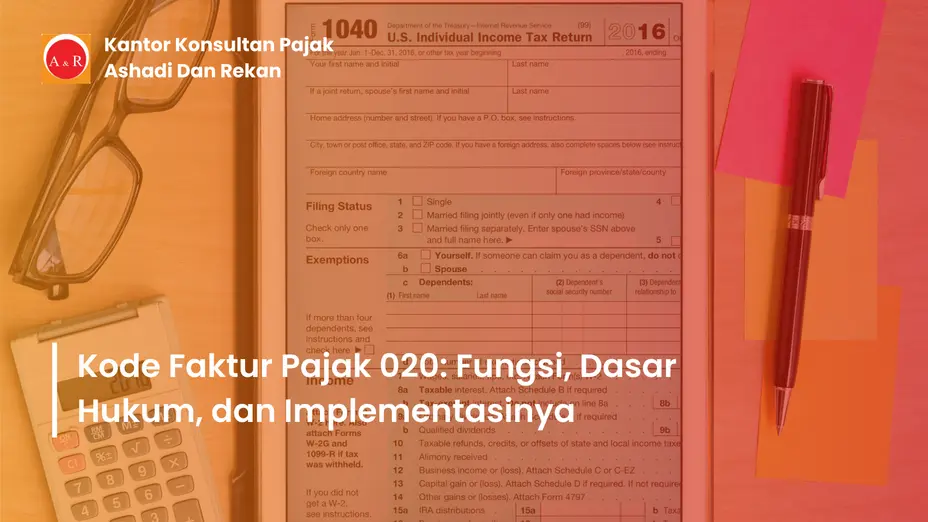 Kode Faktur Pajak 020