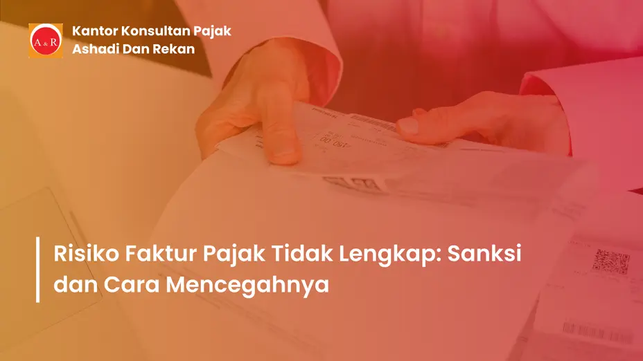 Risiko faktur pajak